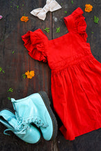 Load image into Gallery viewer, Ezra Dress - Candy Apple | Girls