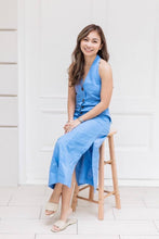 Load image into Gallery viewer, Love You Halter Dress - River Blue